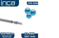 CAT6-INCA 305MT 23 AWG 57MM CAT6 KABLO 305METRE ICAT6-305 - 1